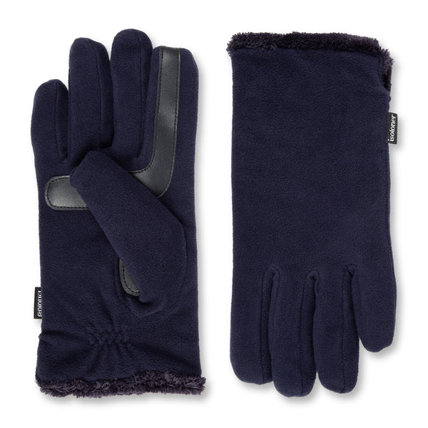 Isotoner Womens Stretch Fleece Gloves with Microluxe Lining and Smart Touch Technology