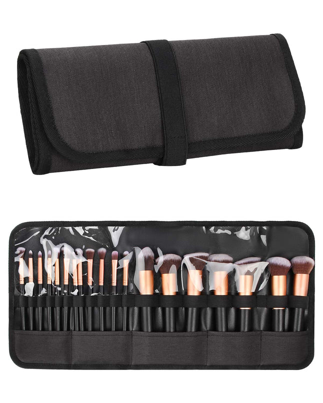 OCHEAL Makeup Brush Holder,Makeup Brush Organizer,Travel Makeup Brushes Bag Cosm