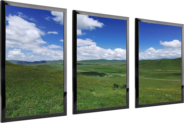 9x12 Picture Frame,Wall Display Document Certificate Photo Frame, 1 Pack 1P Black 9x12