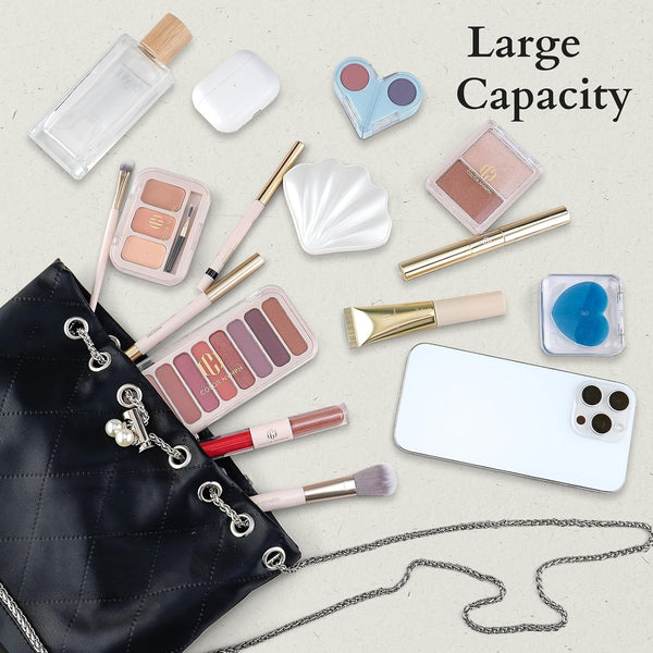 Color Nymph Makeup Sets For Women, Teen Girls With Travel-Friendly Makeup Kits Bag Included 9 Color Eyeshadow Palette Concealer Liquid Blush