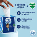 Puffs Plus Lotion with Vicks Facial Tissues, 4 Cubes, 48 Tissues per Box (192 Tissues) [Packaging May Vary] 48 Count (Pack of 4)
