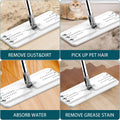 Mop Replacement Pads Compatible with JOYMOOP Flat Mop or Mop Bucket Set - Microfiber Flat Mop Pads for All 13" X 4.9" Squeeze Flat Floor Mop -
