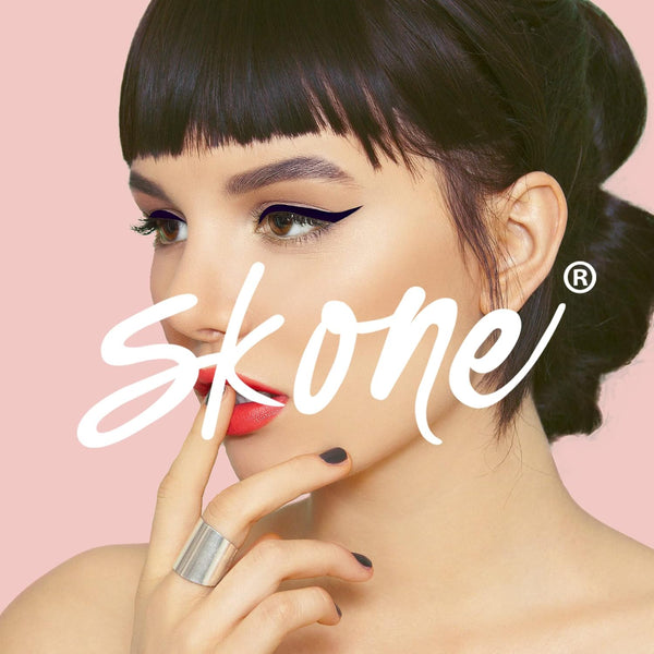 Skone Tattooed Liquid Eyeliner Pen, Waterproof Felt Tip, Plum Black