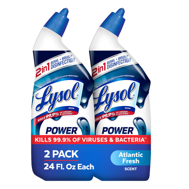 Lysol Toilet Bowl Cleaner, Max Strength Bathroom Cleaning Supplies, Toilet Bowl 