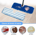 3 Pack Mop Heads Replacements Compatible for Ocedar Dual-Action Microfiber Flip Mop, Double Sided Mop Replace Head Mop Refills with Microfiber &