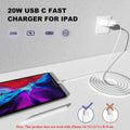 iPhone 17 16 15 Charger Fast Charging,2Pack 20W Apple iPad USB C Wall Charger Block with 6FT USB C to C Cable for iPhone 17/Pro/Pro Max/17 Air/