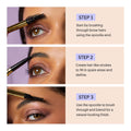Winky Lux Uni-Brow Eyebrow Pencil, Dual-Ended Fill & Define Universal Shade Brow Pencil, Original