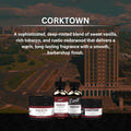 Detroit Grooming Co. Beard Oil & Beard Butter Bundle – Corktown (Vanilla, Tobacco & Cedarwood Scent) – Beard Hydration Set with Vitamin E &