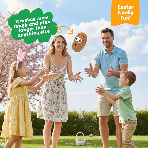 Move2Play, Pass the Potato, Hilariously Wild and Fun Active Play Game | Gift for Kids & Toddlers | Boys & Girls Ages 3, 4-8+ | Indoor/Outdoor Toy|