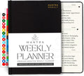 2025 Planner, Daily Journal & Gratitude Journal All-In-One with to Do List, Self Care Prompts & Habit Tracker - 5.8 X 8.3 - Black