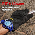 HANDLANDY Mens Work Gloves Touch screen, Utility Mechanic Gloves, Flexible Breathable Fit- Padded Knuckles & Palm X-Large Black