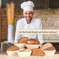 CRISS ELITE 11" Oval Banneton Proofing Basket Set of 2 - Sourdough Starter Kit with Bread Lame, Danish Whisk, Metal & Bowl Scrapers, Cleaning