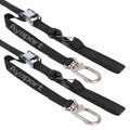 Ayaport Motorcycle Tie Down Straps 1.1” x 7’ (with Swivel Carabiner Hooks) Cam Buckle Tie Downs, Handlebar Strap for Dirt Bike, Motor Bike, Kayak,