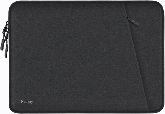 Laptop Sleeve Bag 14 Inch, Shockproof Protective Computer Cover with Accessories Pocket, Portable Laptop Case Compatible