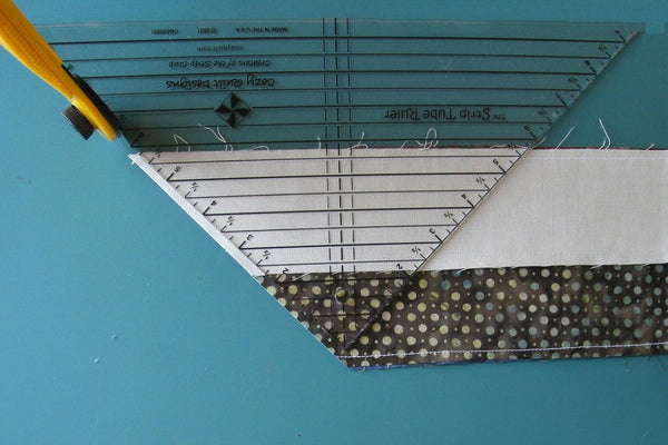 Strip Tube Ruler™ - 9.5" X 9.5" X 13.25" Top-Selling Quilting Tool for Perfect Half Square Triangles