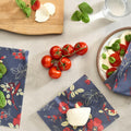 Bee's Wrap Beeswax Wrap Roll, 14 x 52 in - Botanical | Cut to Size Organic Beeswax Wraps - Plastic Free - Reusable Food Storage - Wrap Bowls,