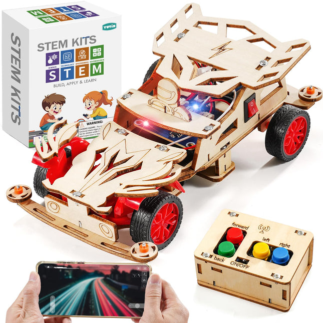 STEM Kits for Kids Ages 8-10, Remote Control Car Model Building Kit for Boys 8-1
