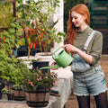 Quarut 3 Pack 10 inch Plant Pots with Drainage Holes & Saucer 10 inches