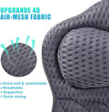 Bath Pillow, Tub Pillow for Bathtub with Strong Non-Slip Suction Cups and Comfortabl 3D Airmesh Bath Pillow for Women &Man