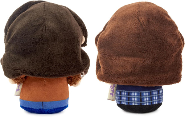 Hallmark itty Bitty Gilmore Girls Plush Toys (Lorelai and Rory) Set of 2, 4" Mini Stuffed Animals, Mom Gift for Mother's Day