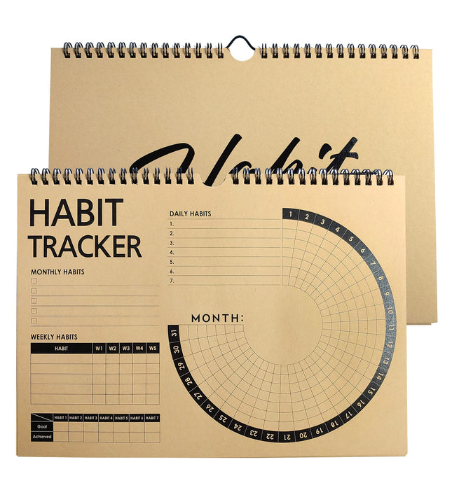 Habit Tracker Journal 2021 Goal Planner - Track Progress and Reach Goals with Sp