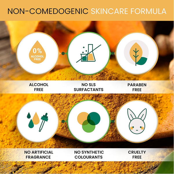 AMVital Turmeric Body Scrub, Face & Body Exfoliating Scrub, 7.8 oz | Weekly polish step • Shower skincare routine • Soft refreshed feel