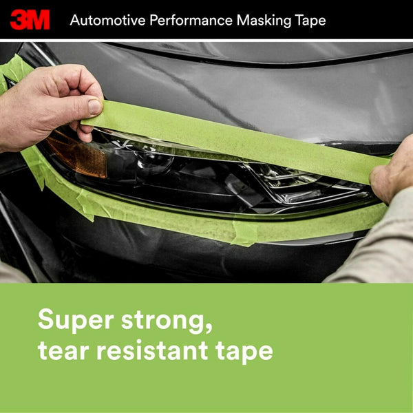 3M Automotive Refinish Masking Tape, 06654, 36 Mm X 55 M, 1 Roll
