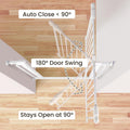 BalanceFrom Easy Walk-Thru Safety Gate for Doorways and Stairways with Auto-Close/Hold-Open Features, 30-Inch Tall, Fits 29.1-33.8 Inch Openings,