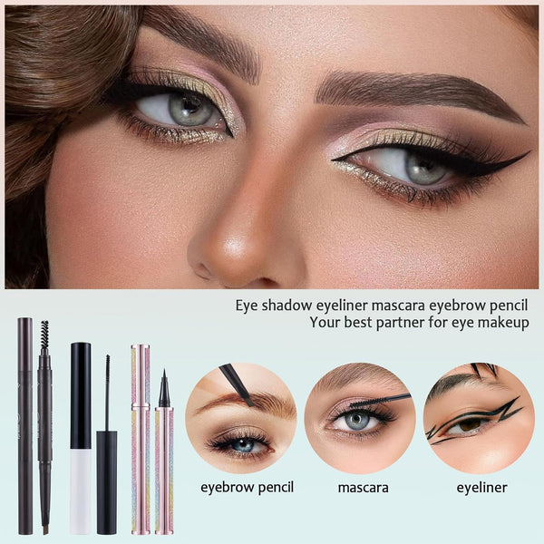 Makeup Kit for Women Full Kit, Makeup Set for Teen Girls Eyeshadow Lip Gloss Lipstick Make up Brushes Eyebrow Eyeliner Pen Liquid Concealer