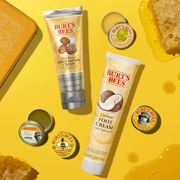Burt'S Bees Gifts Ideas - Classics Set, 6 Products in Giftable Tin Ã¢ÂÂ Cuticle Cream, Hand Salve, Lip Balm, Res-Q Ointment, Hand Repair and