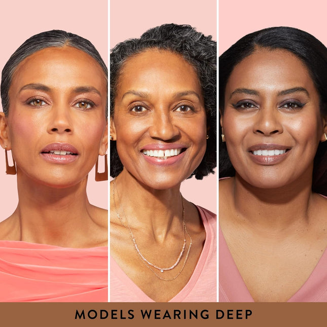 LAURA GELLER NEW YORK Baked Balance-N-Glow Illuminating Foundation - Deep - Buildable Sheer to Light Coverage - Satin Fi