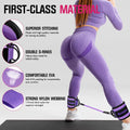 Ayombo Ankle Resistance Bands with Cuffs, Home Gym Workout Equipment, Lifting Glute Butt Exercise Equipment for Women, Ankle Weights Fitness Set,