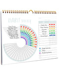 Lamare Habit Tracker Calendar Ã¢ÂÂ Premium Daily Habit Tracker Journal and Goal Board, Workout Motivation & Productivity Tool