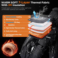 rivmount Winter Gloves with Waterproof/Touchscreen/Warm, Thermal Snow Glove for Cold Weather Running, Ski, Cycling, Women Men Peat Black Medium