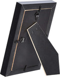 Amazon Basics Rectangular Photo Picture Frame, 6 X 4 Inches, Pack of 5, Black
