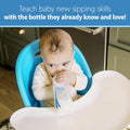 Dr. Brown's Options+ Wide-Neck Baby Bottle Silicone Sippy Spout, 6m+, 2-Pack Transitions Sippy Spout, 6m+ 2 Count (Pack of 1) Nipple