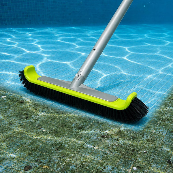 17.5-Inch Curved Pro Pool Brush Head for All Pool Surfaces 17.5" Curved Pro