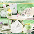 Fortuning's JDS 13PCS Christian Gifts for Women Faith- Inspirational Religious Catholic Gifts Basket, Green Self Care Package Get Well Soon