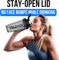 VELOMIX -2 Pack- 28 oz Protein Shaker Bottles for Protein Mixes - 2x Wire Whisk | Leak Proof Shaker Cups for Protein Shakes | Protein Shaker