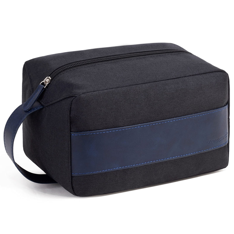 Vorspack Water Resistant Travel Toiletry Bag for Men - Black&Blue Black&Blue Medium