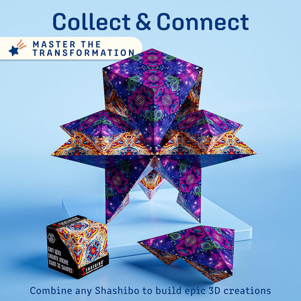 Shashibo DODECA Magnetic Puzzle Cube, Sensory Fidget Toy for Adults & Kids, Stress Relief Fidget Toy for All Ages, Cool Fidget Toys for Desk,