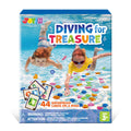 JOYIN 4-In-1 Diving Pool Toys,Underwater Seek and Find Gems Game Set Waterproof,Swiming Pool Toys for Kids with Mesh Bag, Water Gifts for Summer