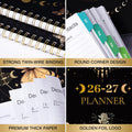 Planner 2025-2026 - Academic Planner 2025-2026 Daily Weekly and Monthly, July 2025 - June 2026, 8.5" X 11", Colorful Tabs, Back Pocket, Perfect