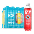 Sparkling Ice Blue Variety Pack, Zero Sugar Sparkling Water, with Vitamins and Antioxidants, 17 fl oz, 12 count (Classic Lemonade, Strawberry
