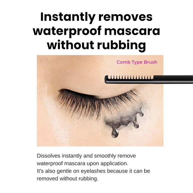 Heroine Make by Kissme Speedy Mascara Remover, Gentle Eye Makeup Remover for Wat