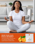 Essence Wearable Aromatherapy Nasal Diffuser – Orange Essential Oil Nose Ring Silicone Inhaler for Stress & Mood Support - Made in USA &