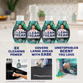 Mr. Clean Clean Freak Multi Surface Cleaning Spray, Deep Cleaning Mist Starter Kit and Refill Bundle, Unstopables Fresh Scent, 64 Fl Oz