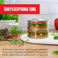 Genova Premium Yellowfin Tuna in Olive Oil, 5 Ounce Cans, 8-Pack – Nutrient Rich, High Protein Canned Tuna Fish - Delicious, Easy, Nutritious