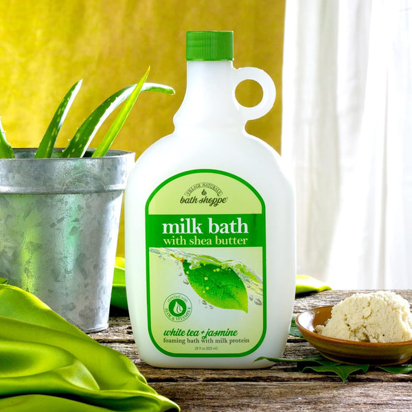 White Tea and Jasmine Foaming Milk Bath, 28 Fl Oz, Pack of 2