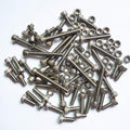 M5 Hex Socket Head Cap Bolts Nuts Screws Assortment Set 304 Stainless Steel Allen Socket Drive Machine Screws (M5 Assortment Kit)